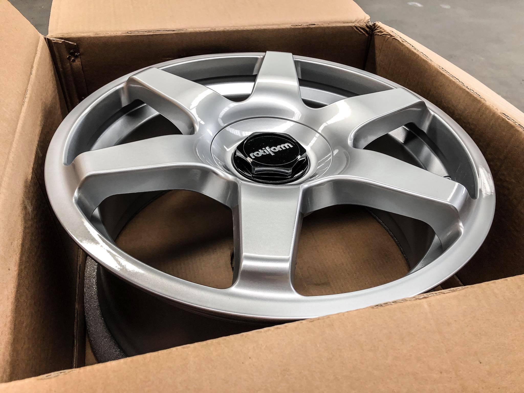 19" Rotiform Six silver 5/112 - 4