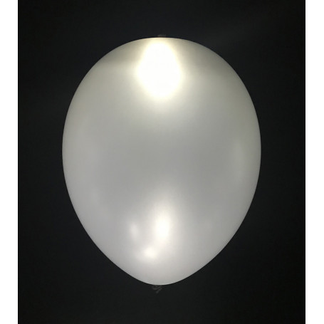 BALLONGER MED LED LAMPOR I SILVER 4P
