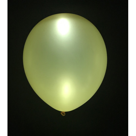 BALLONGER MED LED LAMPOR I GULD 4P