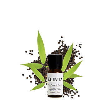 Doftolja Svartpeppar och Papyrus, från Klinta
