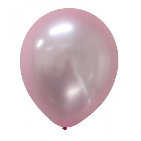 ROSA METALLICBALLONGER - 20 STYCKEN