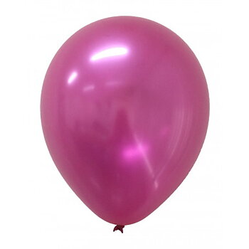 MÖRKROSA METALLIC-BALLONGER - 20 STYCKEN