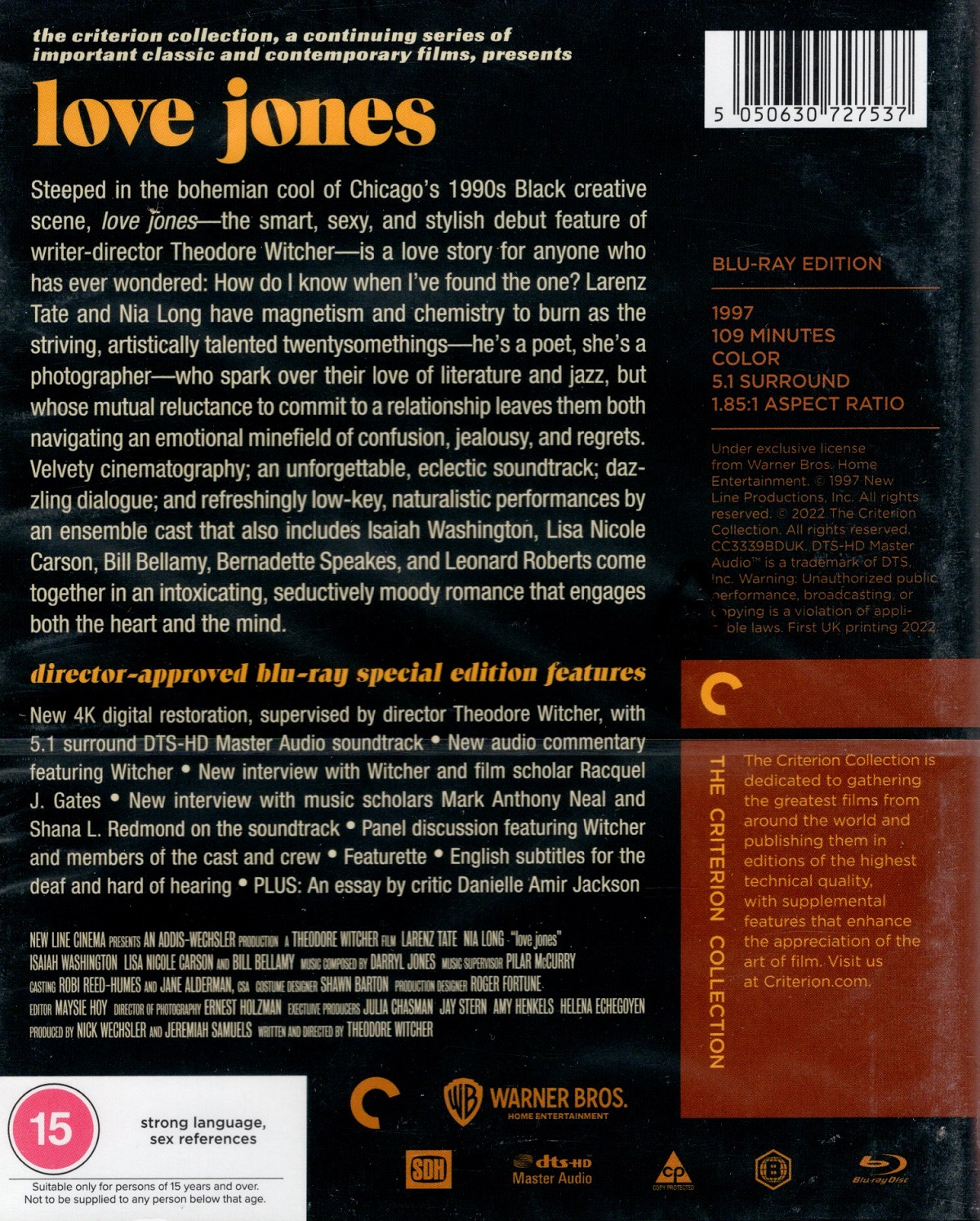 Love Jones (Criterion Collection) (ej svensk text) (Blu-ray) - 2
