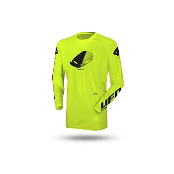 UFO Radial Slim Fit Jersey, Neon Yellow