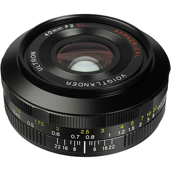 Voigtlander 40mm f/2.0 Ultron SL II N Aspherical Lens for Canon EF