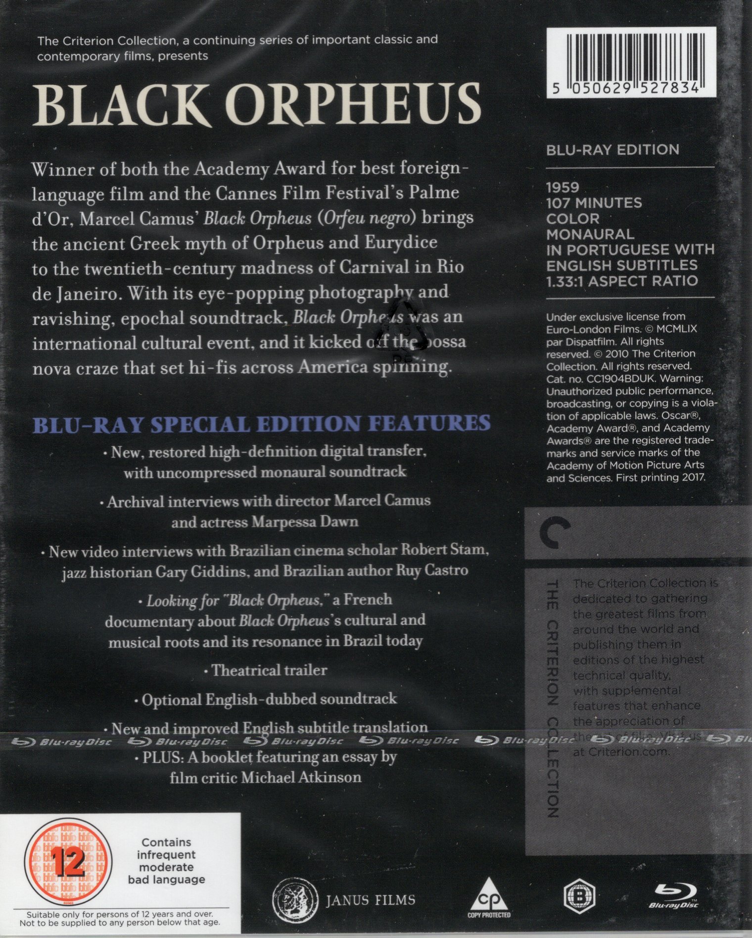 Black Orpheus (Criterion Collection) (ej svensk text) (Blu-ray) - 2