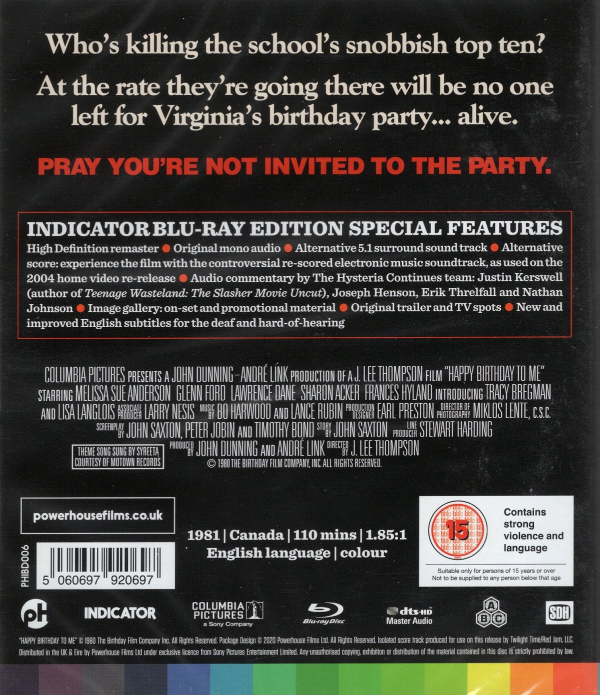 Happy Birthday To Me (ej svensk text) (Blu-ray) - 2