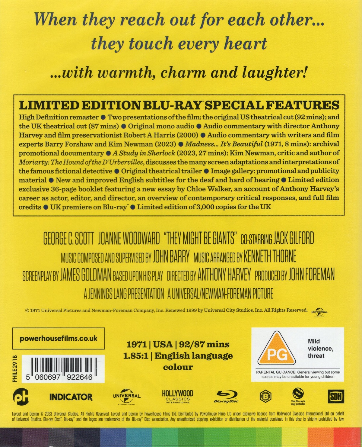 They Might Be Giants (Limited Edition) (ej svensk text) (Blu-ray) - 2