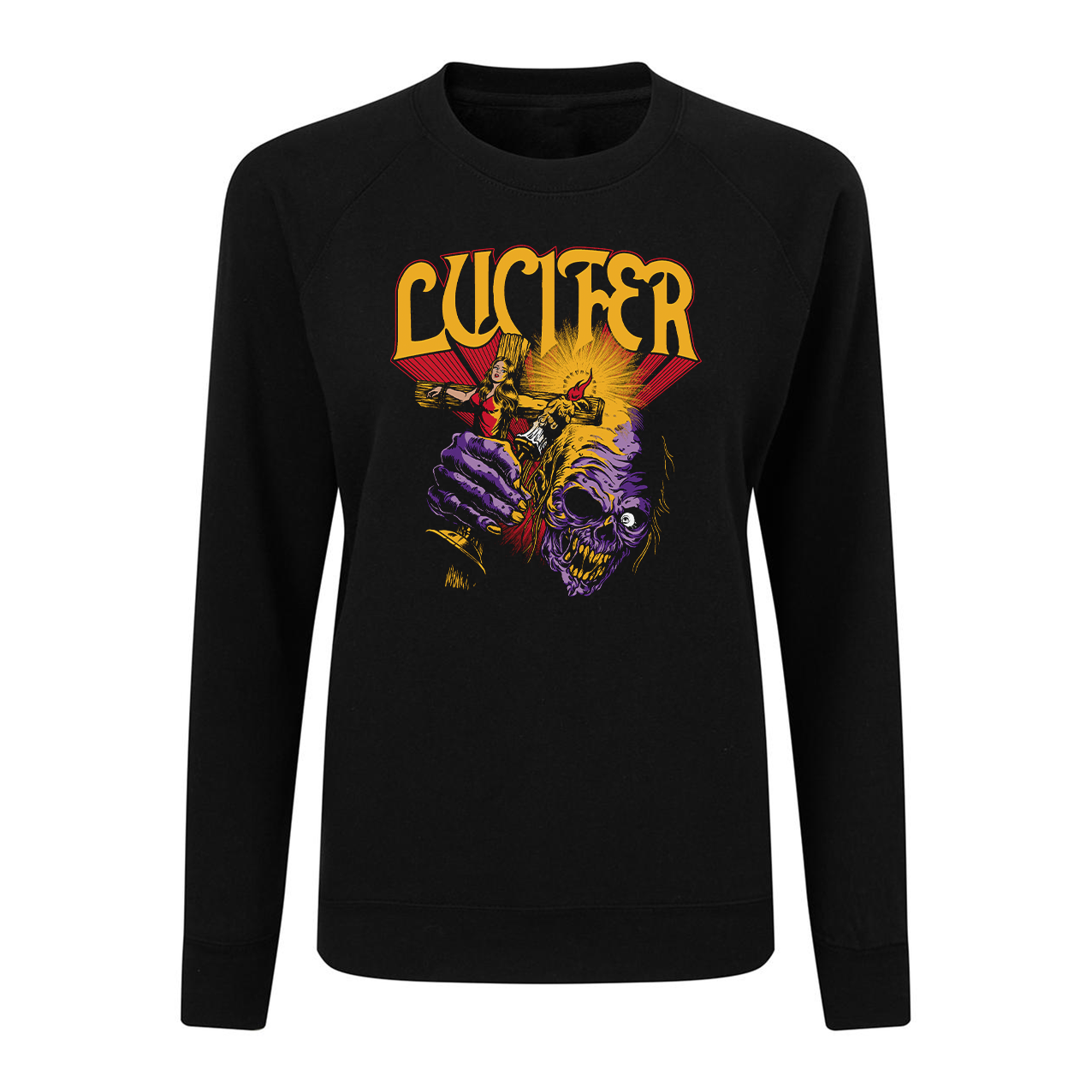 LUCIFER - RAGLAN SWEAT WOMEN, MACHADO