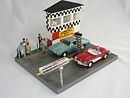 Diorama Burn-Out City   1:43  ERTL