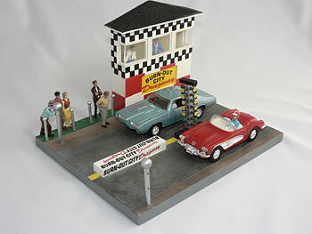 Diorama Burn-Out City   1:43  ERTL