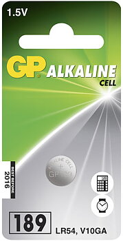 Knappcellsbatteri 1,5V LR54 Alkaline 1st