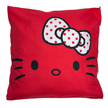 Hello Kitty Kuddfodral 40 x 40 cm - Röd