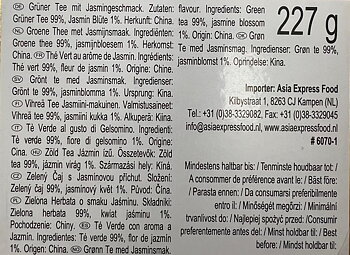 Fujian Jasmine Tea 227g