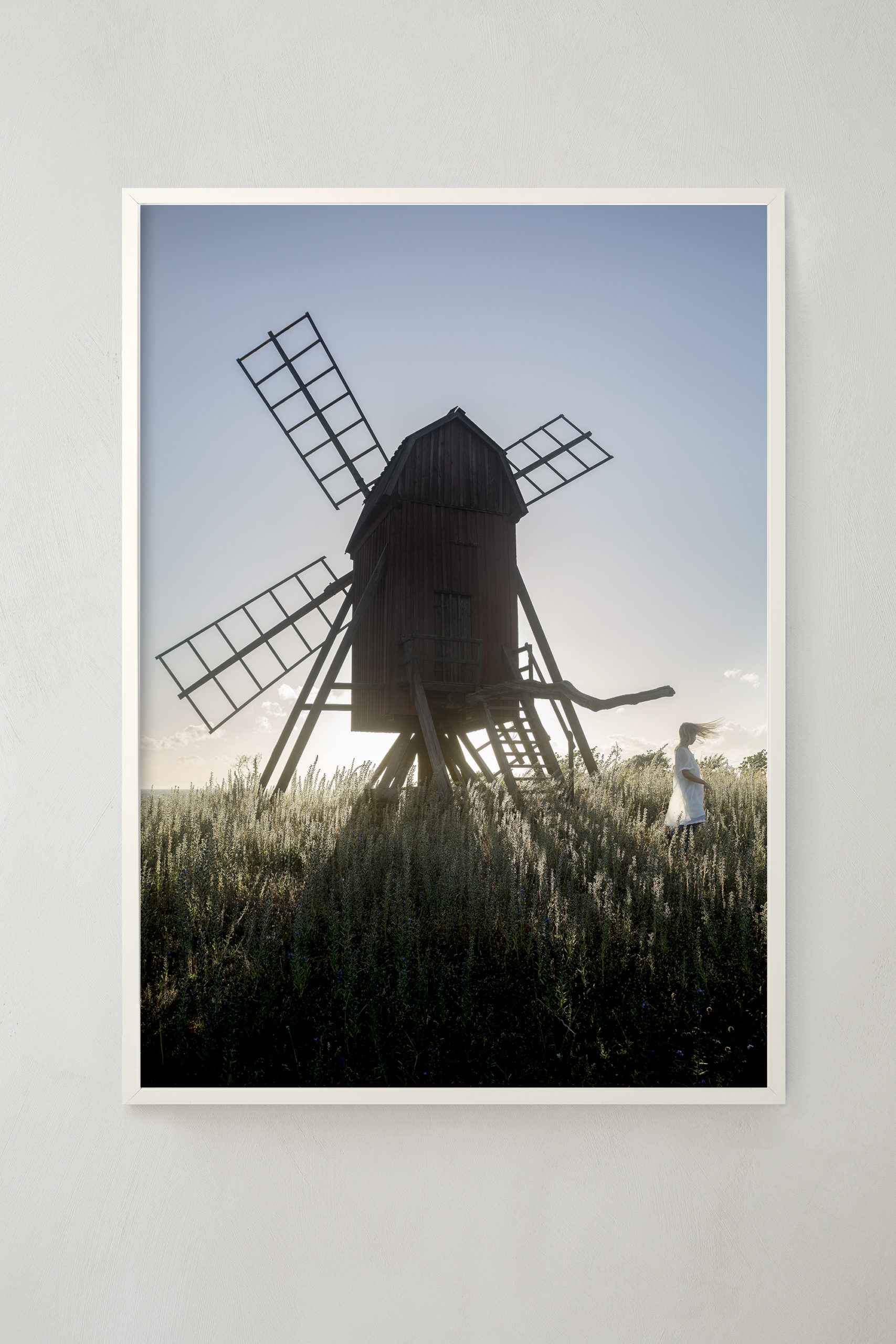 Väderkvarn Öland - Poster 50x70 cm - Fotokonst - 2