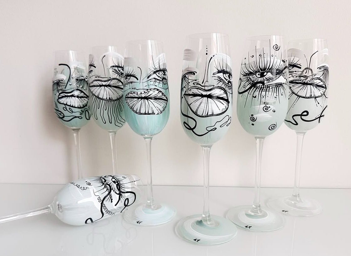Caroliná - Champagneglas  - 6
