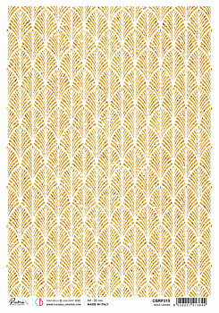 Ciao Bella - Rice Paper A4 - GOLD LEAVES