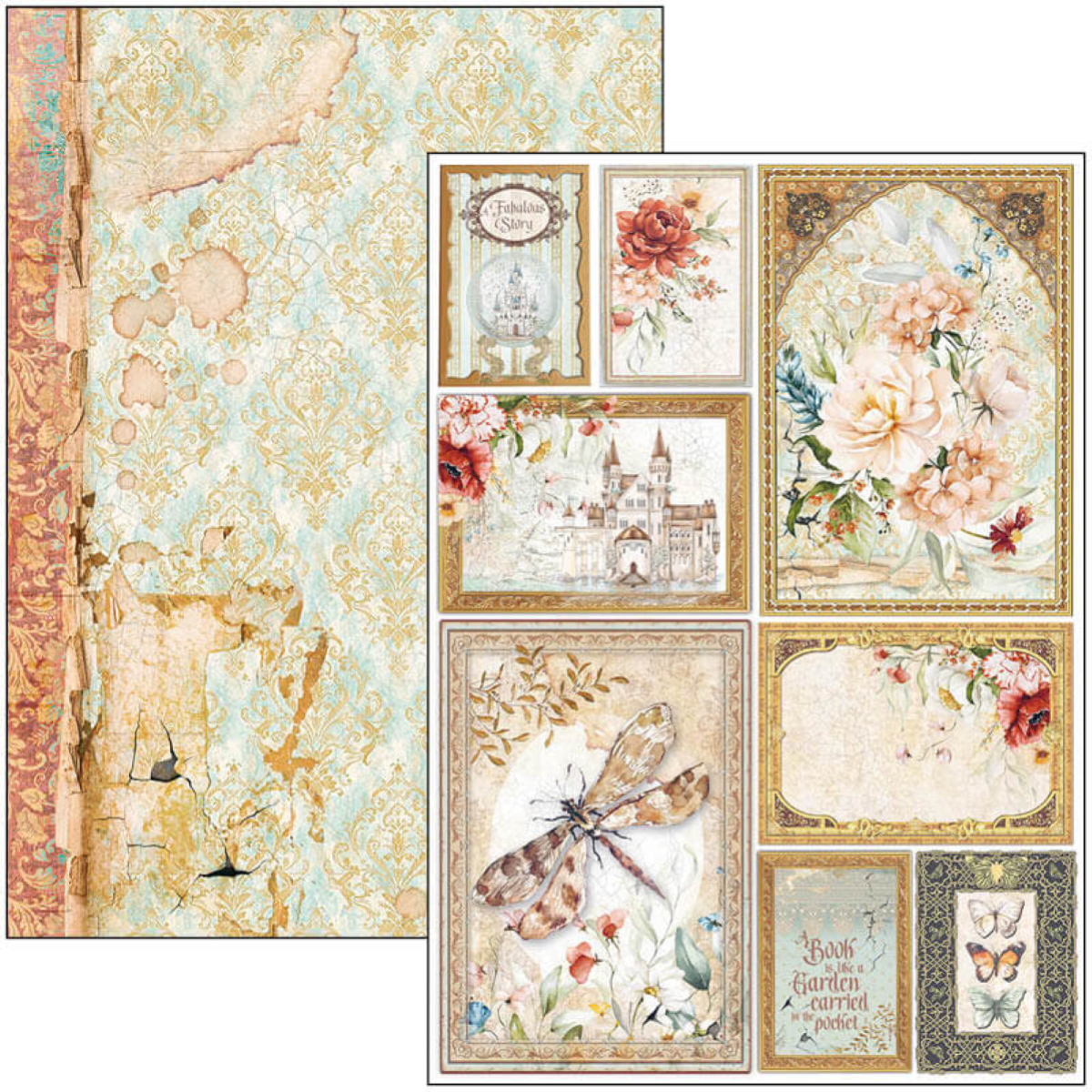 Ciao Bella -REIGN OF GRACE  - Paper Pad A4 9 dubbelsidiga ark - 3