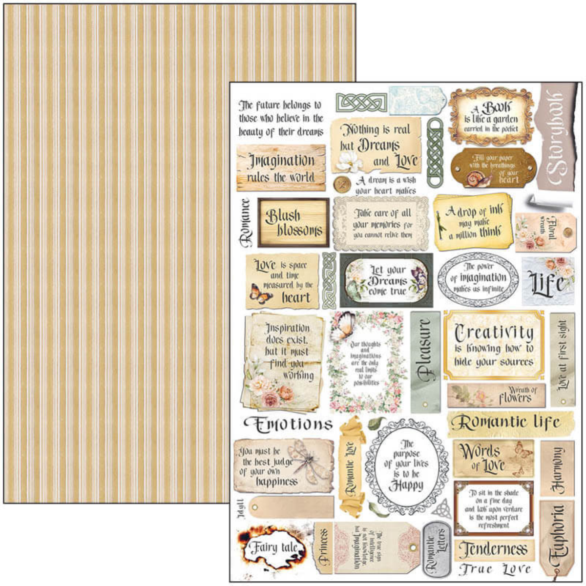 Ciao Bella -REIGN OF GRACE  - Paper Pad A4 9 dubbelsidiga ark - 9