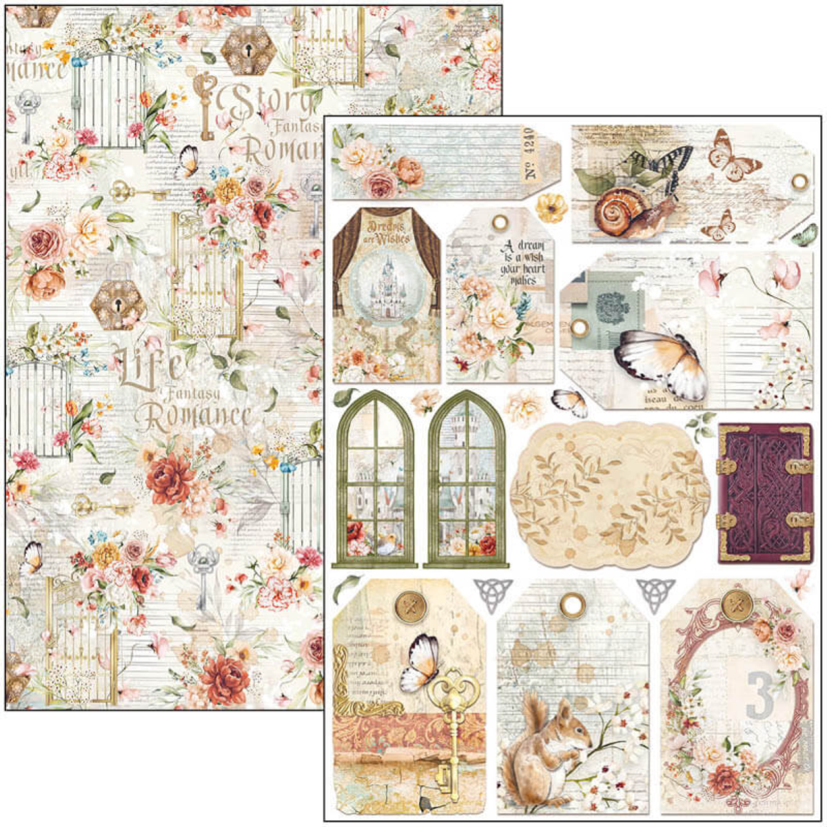 Ciao Bella -REIGN OF GRACE  - Paper Pad A4 9 dubbelsidiga ark - 4
