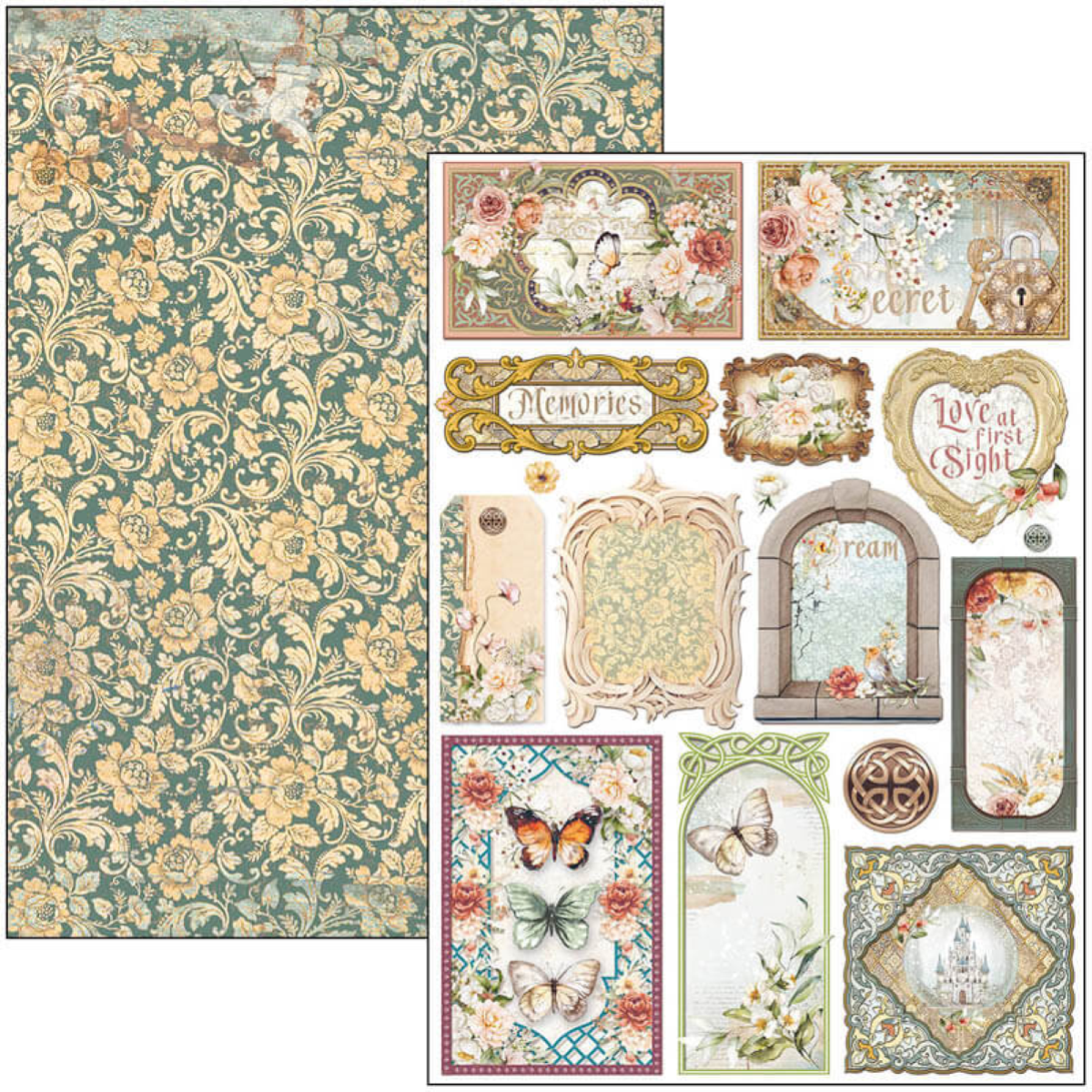 Ciao Bella -REIGN OF GRACE  - Paper Pad A4 9 dubbelsidiga ark - 10
