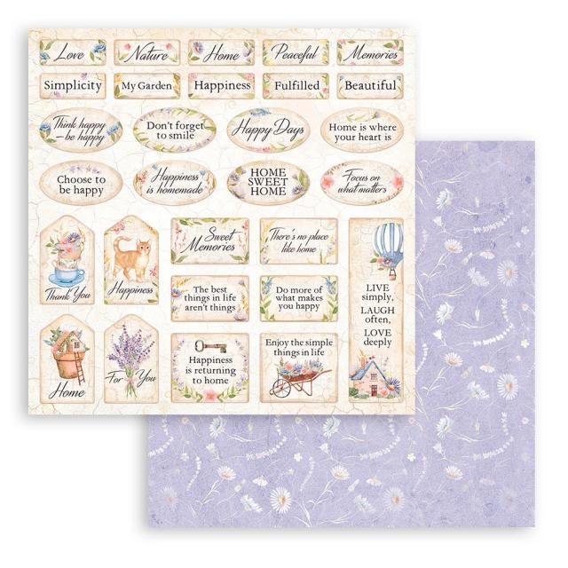Stamperia - Create Happiness Welcome Home - Labels