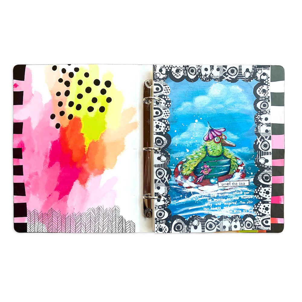Art By Marlene Signature Collection Washi Tape Scallop Black/White - 2