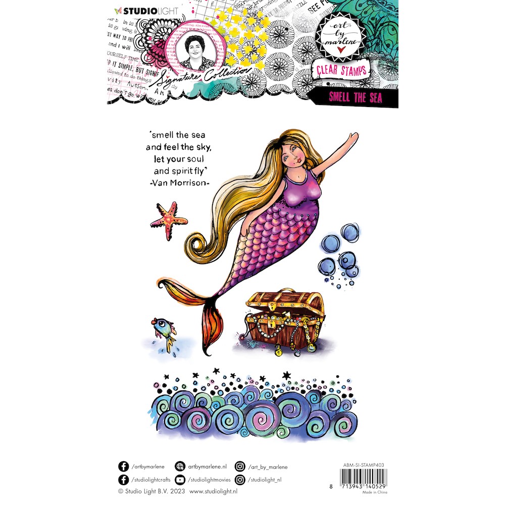 Art By Marlene Signature Collection Clear Stamps Smell the Sea - 2