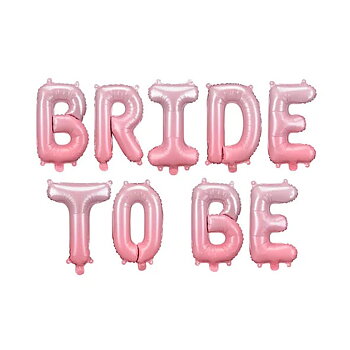 Ballonggirlang | "BRIDE TO BE" | Rosa ombre