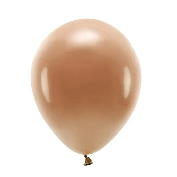 Ballonger pastell - Chokladbrun (10-pack)
