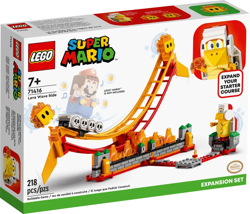 LEGO Super Mario L71416 Åktur på lavavågen – Expansionsset