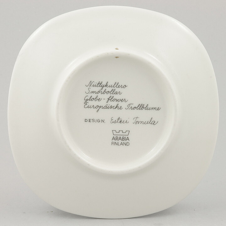 Esteri Tomula (Botanica 1988) Globeflower Wall Plaque 13 cm