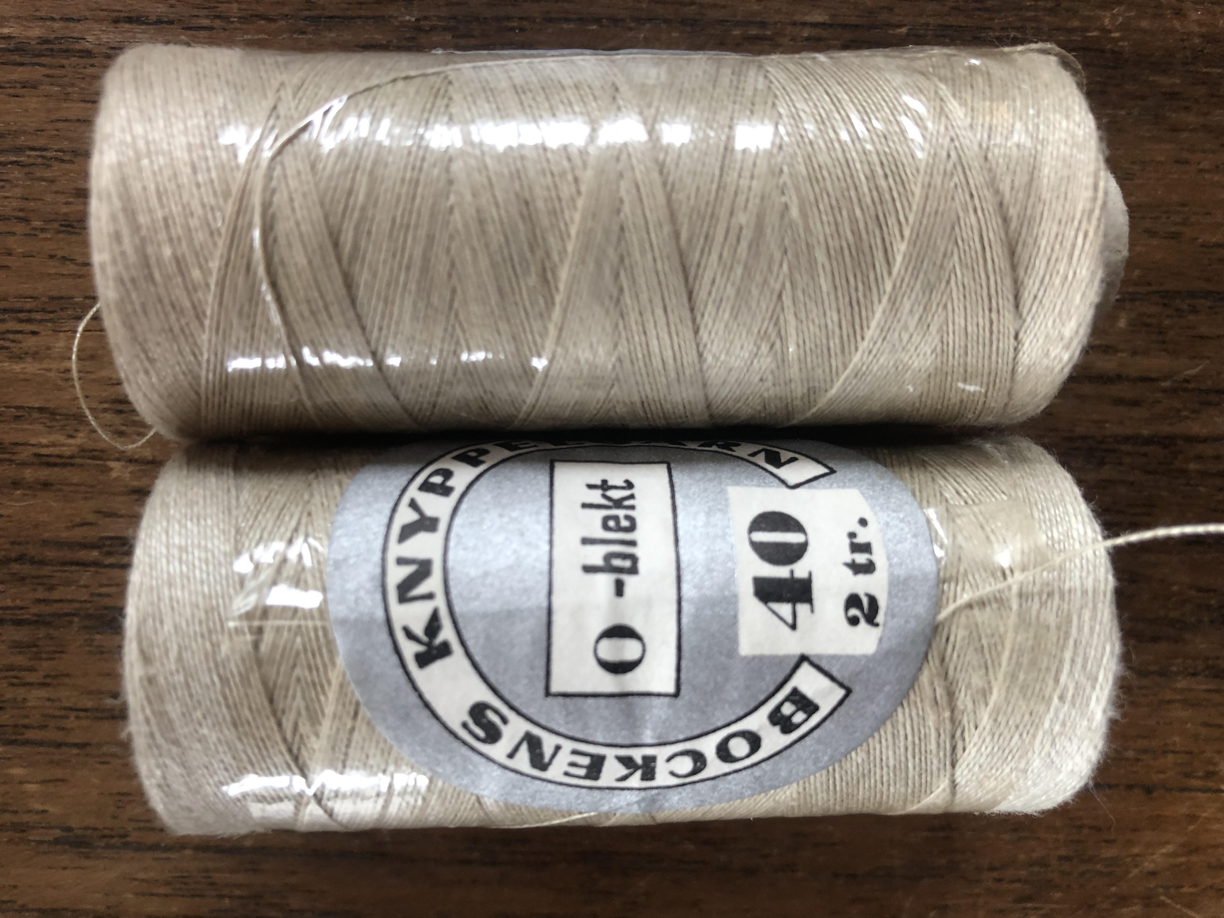 Knyppelgarn i lin, 25g