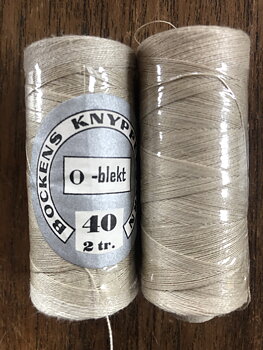 Knyppelgarn i lin, 25g