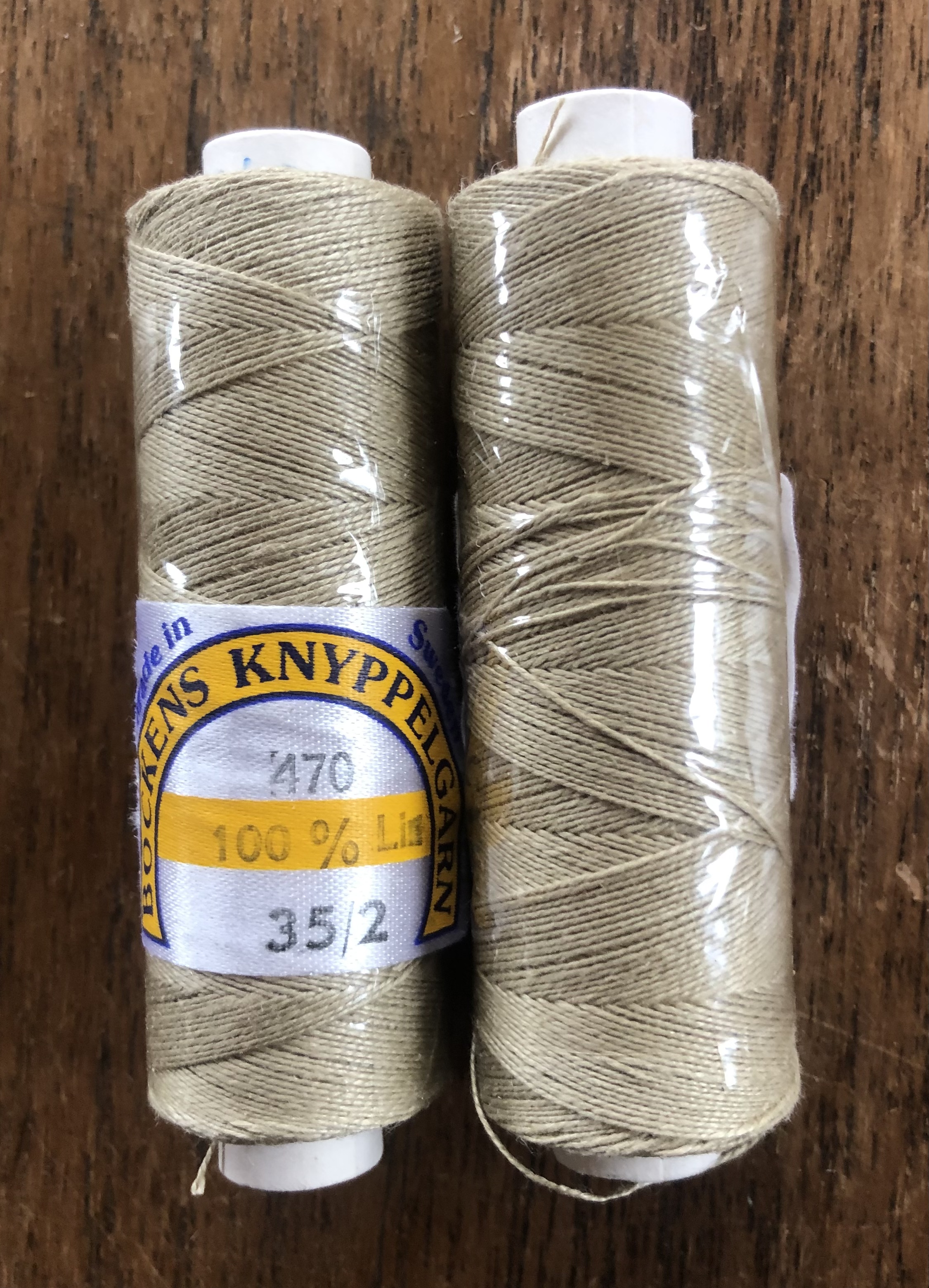 Knyppelgarn i lin, 25g - 9