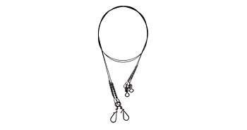 Mikado Jaws Titanium Leader 2-pack