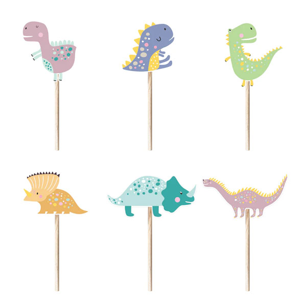 Cake picks - Dinosaurier