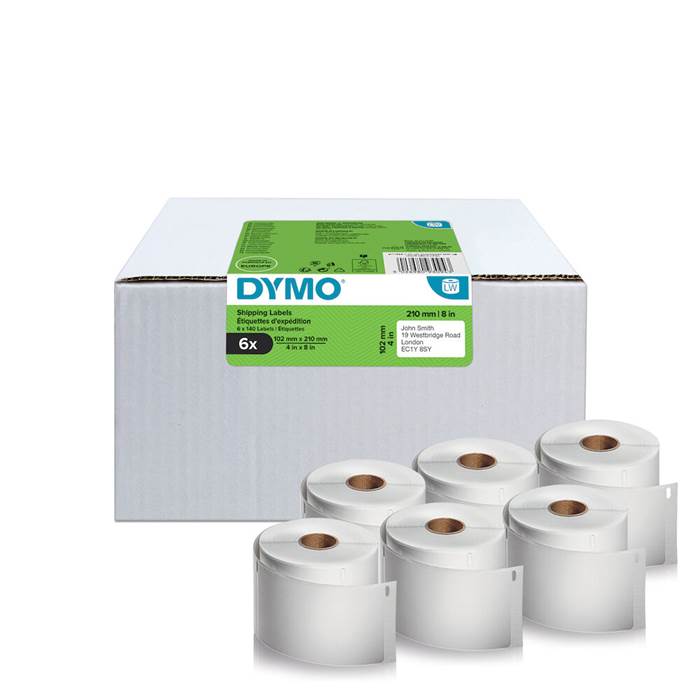 Etikett Dymo 102x210mm 6/fp - 3