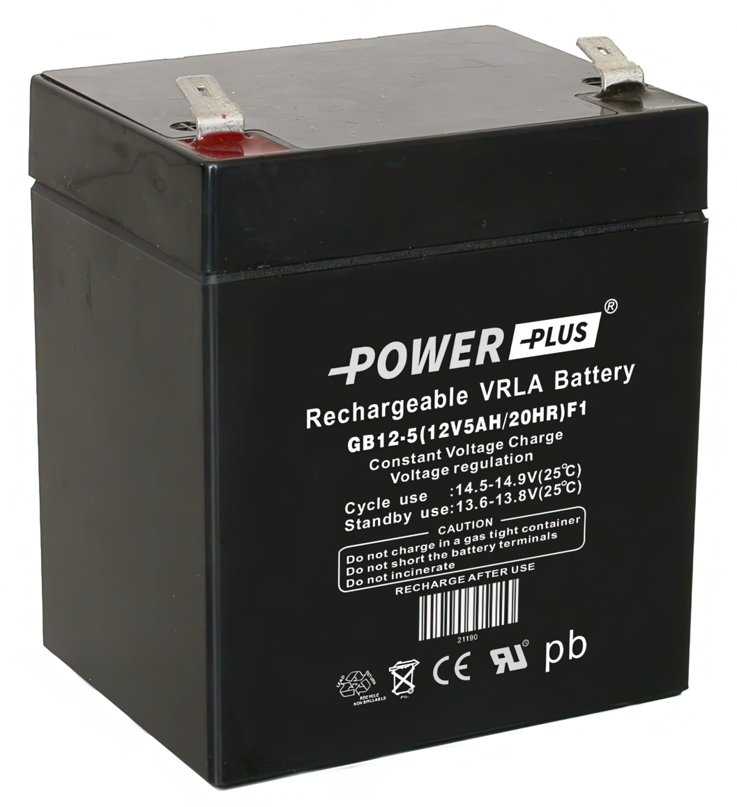 Power Plus Agm-batteri 12V 5 Ah