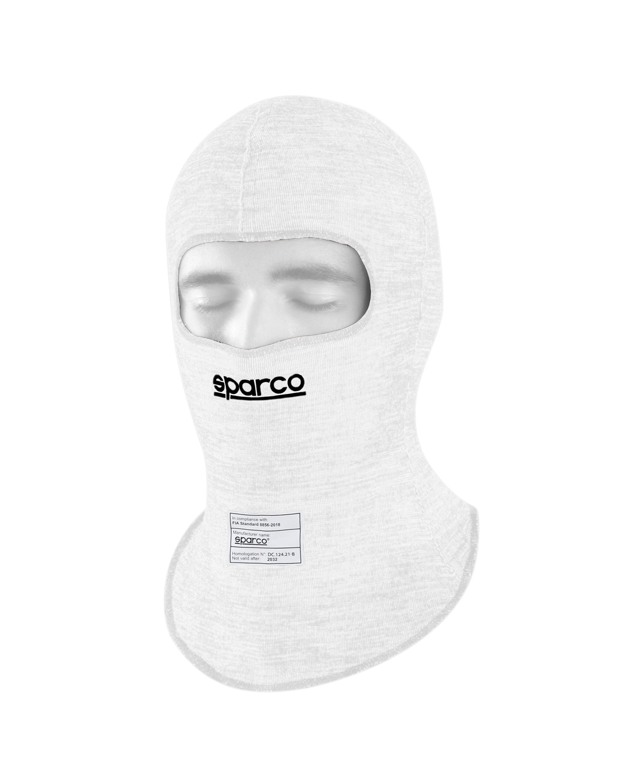 Sparco balaklava  RW-10 PRO , vit