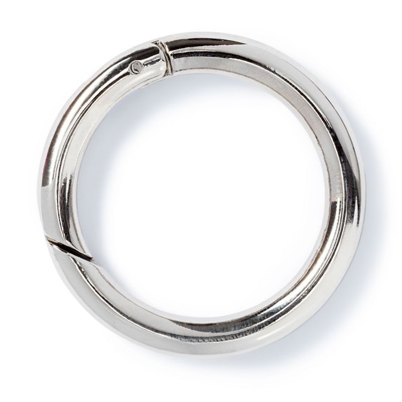 Öppningsbar Väsk Ring Silver
