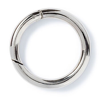 Öppningsbar Väsk Ring Silver
