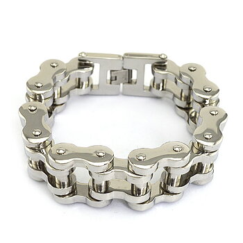 Kraftig Biker-armbånd Super. (240x25x11 mm)