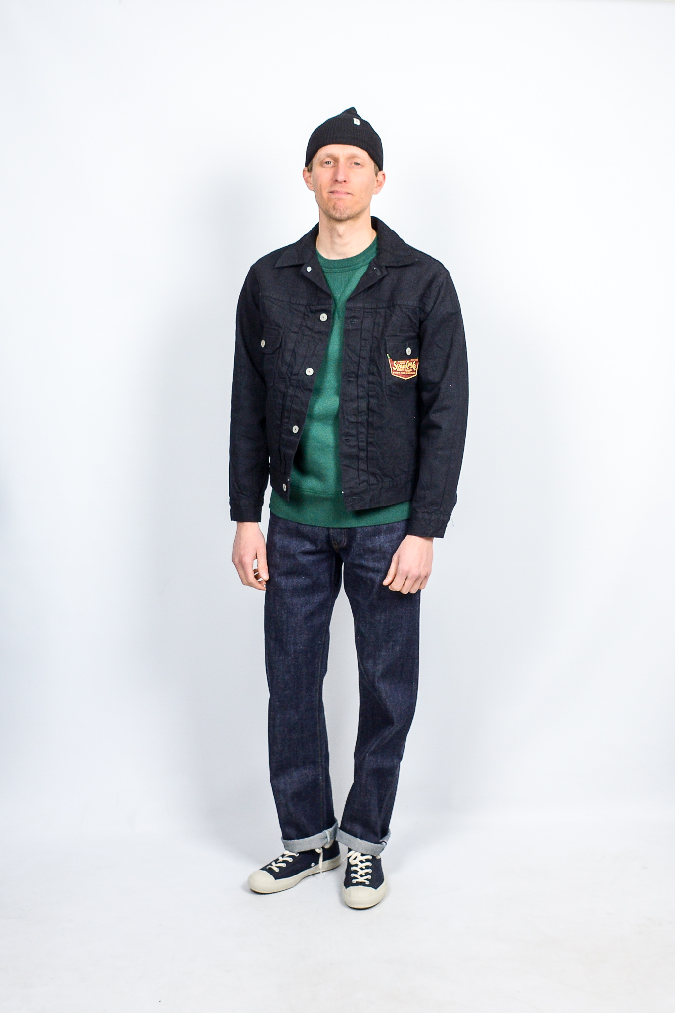 Sugar Cane 1953 Type II Denim Jacket - Black