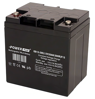 Power Plus Agm-batteri 12V 28 Ah M5
