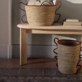 Bevel Bänk  vitoljad bok Ferm Living