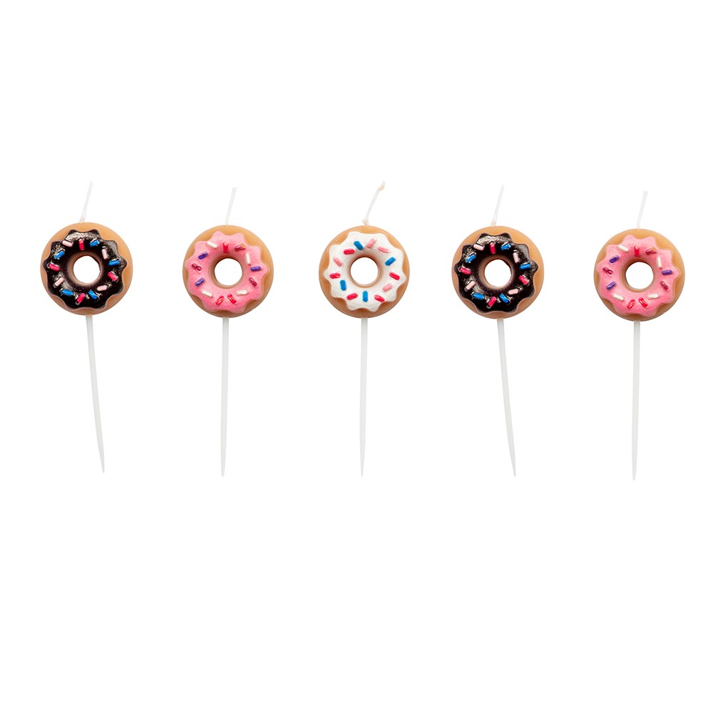 Cake Candle Donuts 5-pack
