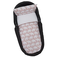 PÅSLAKANSET BARNVAGN/VAGGA ROSA
