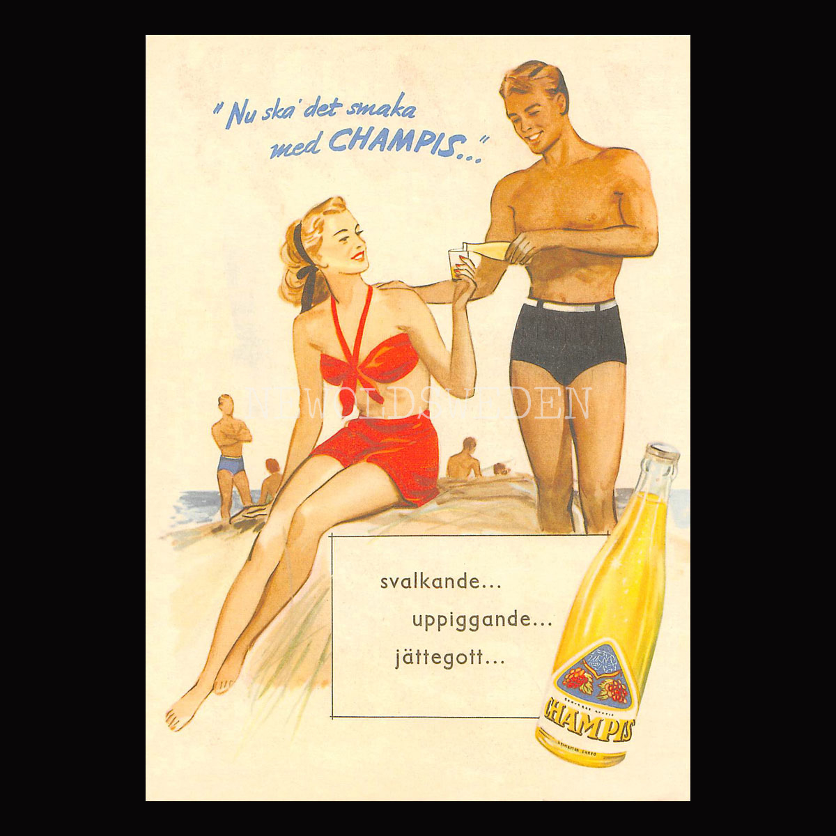 CHAMPIS - Vykort A5