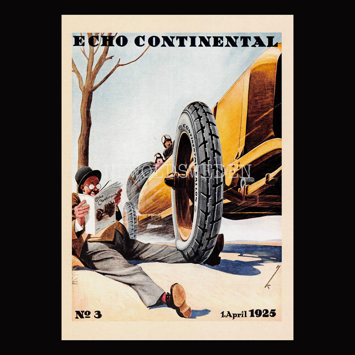 CONTINENTAL ECHO 1925 - Vykort A5